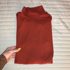 No Boundaries Rust Sleeveless Top